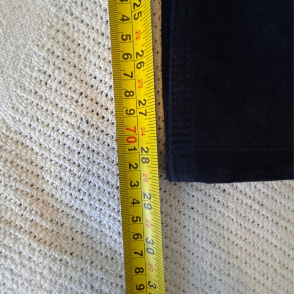 Vintage Wash 2 Wear W2W Mens Size 36 Suede Pants Machine Washable Navy Blue Pant - Picture 14 of 14
